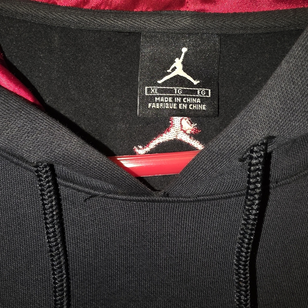 Jordan Black Hoodie with Red Logo - Picture 4 of 8